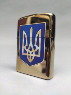 Запальничка бензинова Star Lighters Герб України Big Gold SL_HL326BGold фото