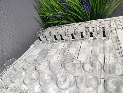 Алко игра "Пьяные шахматы" с рюмками | настольная игра BG_086М фото