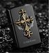 Зажигалка бензиновая ZORRO Cribal Cross Black LI_P_294BlackCross фото 1