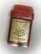 Фляга в коже 295 мл Ukraine 10oz 3 стопки 10 мл в крышке R_BZ-10Brown фото 3