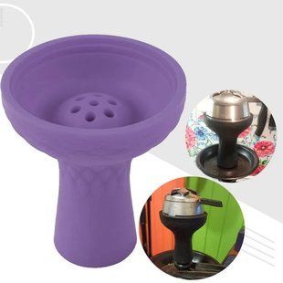 Чаша силіконова для кальяну Hookah Nazira Blue H_123 lilac фото