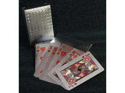 Карти гральні покерні SILVER Carbon пластикові (54 карти) BG_I572_silver фото