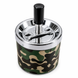 Металлическая бездымная пепельница Tactical Spin Camo D225 диаметр 7см настольный аксессуар в военном стиле 11799 фото 1