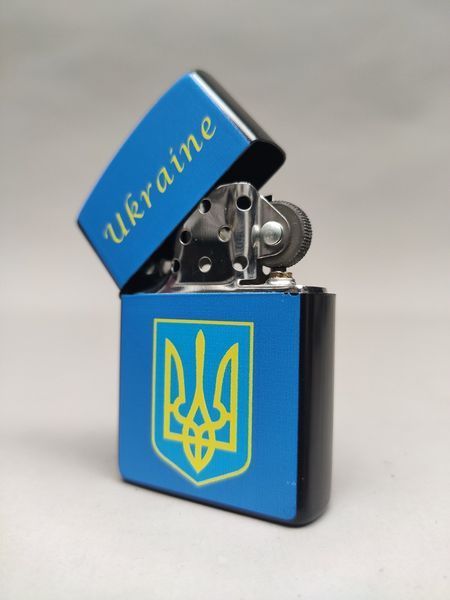Зажигалка бензиновая Star Lighters Герб України BlueArms SL_HL340BlueArms фото
