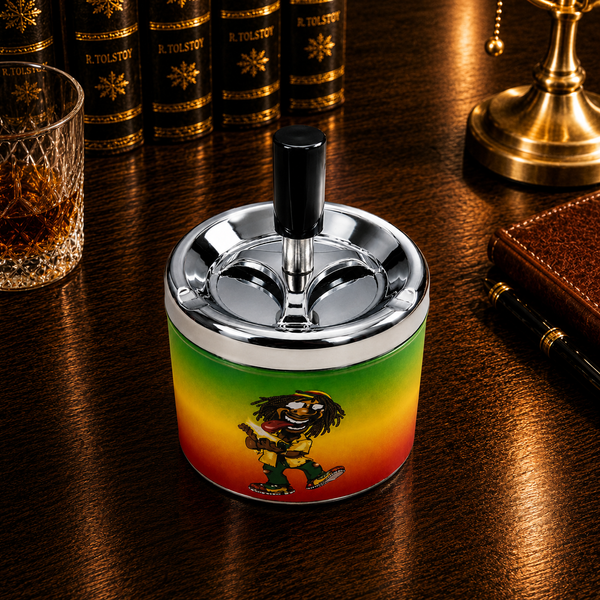 Попільничка бездимна Rasta Vibes ZH-5 &mdash; Дух Свободи діаметр  9 см 10676 Rasta Vibes фото