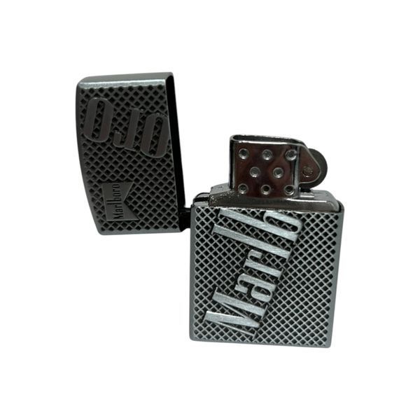 Газовая зажигалка Marlboro Metal Classic HL-486 Silver в подарочной упаковке 13033-2 фото