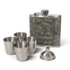 Подарунковий набір фляга Jack Daniel&rsquo;s QK-1-3 Grey 7oz/210 мл з чарками 11857 фото 4
