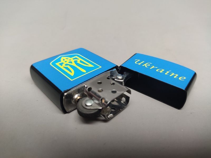 Зажигалка бензиновая Star Lighters Герб України BlueArms SL_HL340BlueArms фото