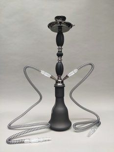 Кальян Hookah Namir Black/silver высотой 55 см на 2 персоны Namir Bll slvr фото
