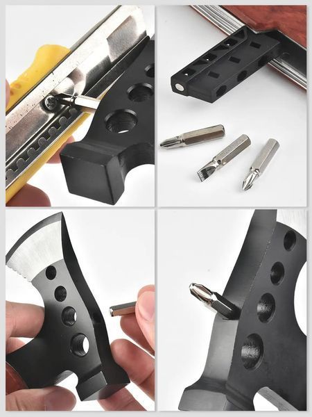 Мультитул Топор Traveler Axe MS-019-F-3 7 в 1 с набором бит мультифункциональный инструмент в чехле 08666 фото
