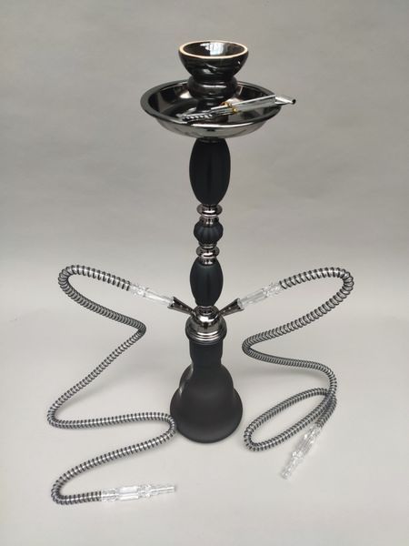 Кальян Hookah Namir Black/silver высотой 55 см на 2 персоны Namir Bll slvr фото