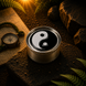 Металлический гриндер для измельчения табака Yin Yang HL-177 30 мм 3-секционный с ситом   13016 фото 2