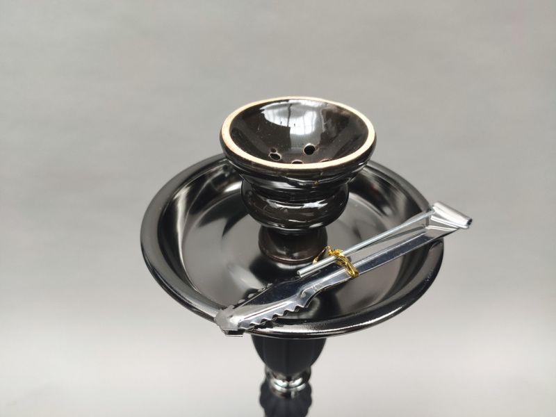 Кальян Hookah Namir Black/silver высотой 55 см на 2 персоны Namir Bll slvr фото