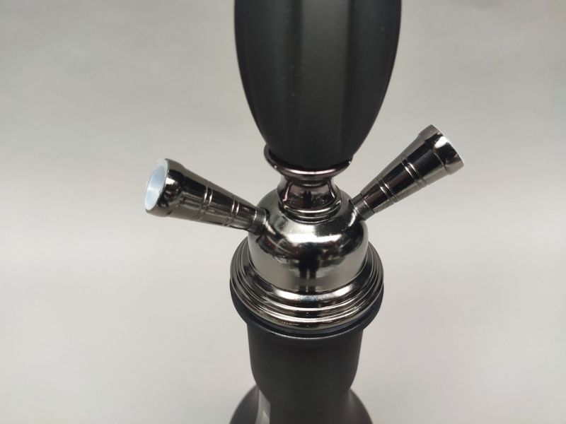 Кальян Hookah Namir Black/silver высотой 55 см на 2 персоны Namir Bll slvr фото
