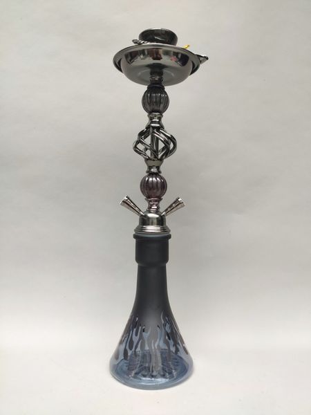 Кальян Hookah Halcyon Black/silver высотой 53 см на 2 персоны Halcyon фото