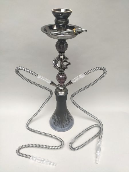 Кальян Hookah Halcyon Black/silver высотой 53 см на 2 персоны Halcyon фото