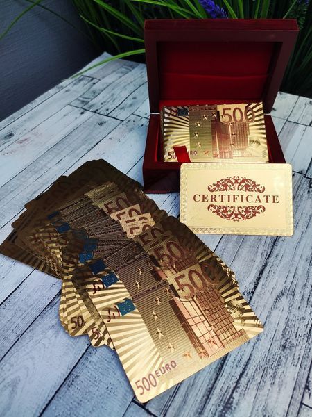 Карти гральні покерні SILVER 100 DOLLAR пластикові (54 карти) у подарунковій скриньці BG_i521 фото