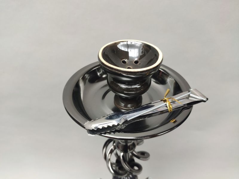 Кальян Hookah Halcyon Black/silver высотой 53 см на 2 персоны Halcyon фото