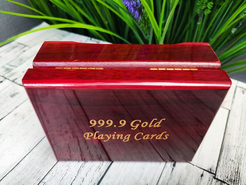 Карти гральні покерні SILVER 100 DOLLAR пластикові (54 карти) у подарунковій скриньці BG_i521 фото