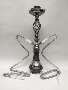 Кальян Hookah Said Black/silver высотой 55 см на 2 персоны Said фото