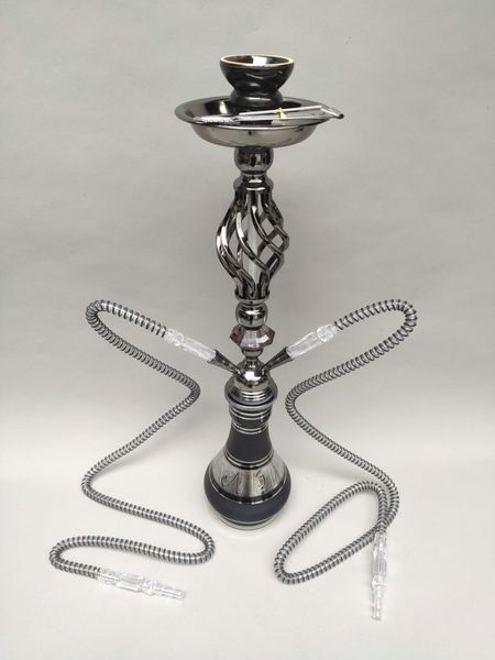 Кальян Hookah Said Black/silver высотой 55 см на 2 персоны Said фото