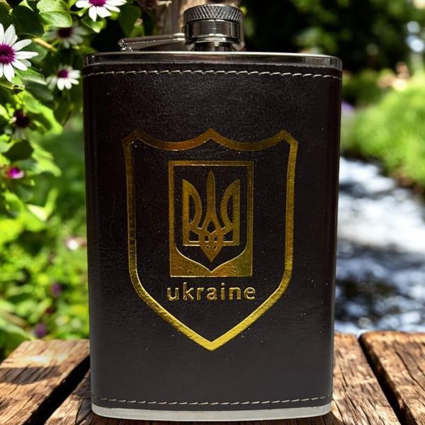 Фляга у форм і портмоне PJ-1  Герб України алкогольних заповідей 9Oz/266ml 06635 фото