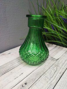 Колба для кальяну Hookah Zahra Green заввишки 15 см 02640Green фото