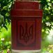 Фляга 9Oz/266ml Ukraine BZ-YY-9 Brownв шкірі 3 стопки 10 мл у кришці TD10 06631 фото 1