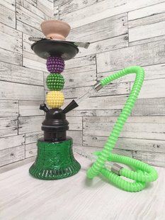 Кальян Hookah Laziza Green высотой 30 см на 1 персону 1578065360 фото