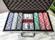 Ігровий набір Покер на 300 фішок з номіналом в алюмінієвому кейсі Poker Game Set BG_300N фото 4