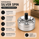 Попільничка бездимна XT-0568Б Silver Spin діамитр 12 см &mdash; Срібний Вихор  10656 фото 3