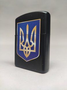 Запальничка бензинова Star Lighters Герб України Big BlackMatt SL_HL326BBlackMatt фото