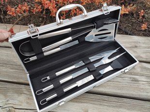 Набір для мангала BBQ Tools Set AL-5 у кейсі розмір 37х13х7см R_AL-5 фото