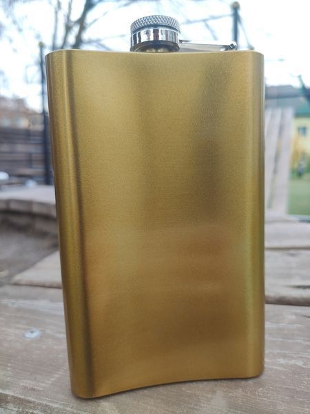 Фляга из нержавеющей стали UKRAINE 🇺🇦 295ml 10oz WKL033 06200 фото