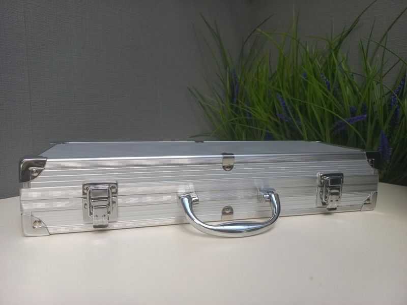 Набір для мангала BBQ Tools Set AL-5 у кейсі розмір 37х13х7см R_AL-5 фото