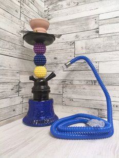 Кальян Hookah Laziza Blue высотой 30 см на 1 персону 1578067209 фото