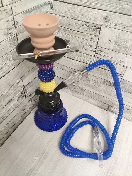Кальян Hookah Laziza Blue высотой 30 см на 1 персону 1578067209 фото