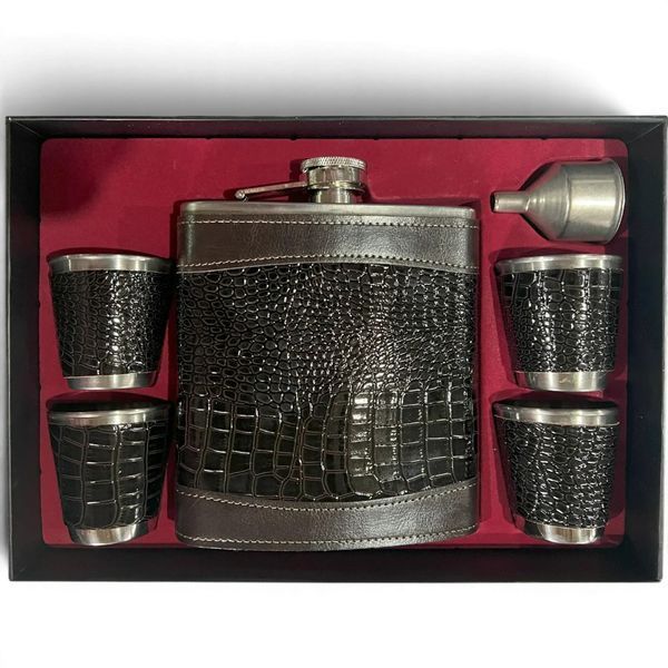 Набір подарунковий  Moongrass TZ-41 Фляга 18oz/532ml лійка стопки 4шт 12218 фото