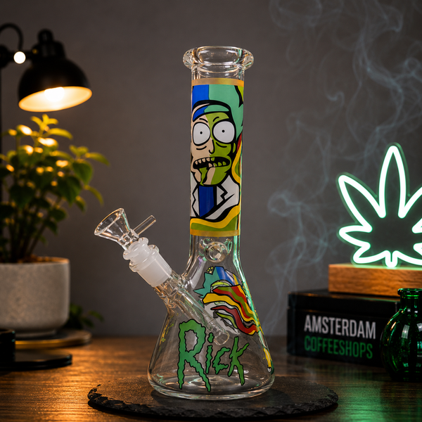 Міні-кальян Бонг  Free Ride 25 см Rick and Morty GT-333S 12980 фото
