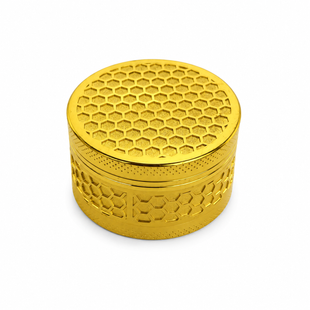 Металлический гриндер для измельчения табака Golden Honey DK5796-3 50&times;30 мм 3-секционный  11896 фото