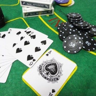 Ігровий набір Покер на 300 фішок з номіналом у металевій коробці Poker Set BG_300T фото