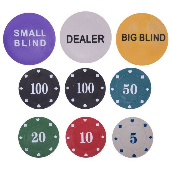 Ігровий набір Покер на 300 фішок з номіналом в пластиковому кейсі Texas Hold'em Poker Set BG__300S-C фото