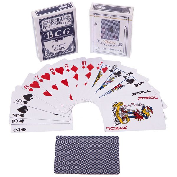 Ігровий набір Покер на 300 фішок з номіналом в пластиковому кейсі Texas Hold'em Poker Set BG__300S-C фото
