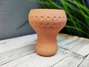 Чаша для кальяну глиняна &laquo;Гліняний бог&raquo; 3790 фото