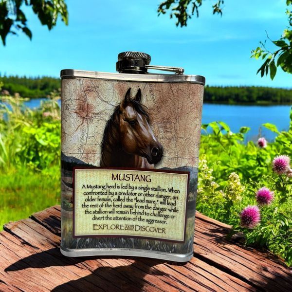 Фляга Hip Flask D402 Hunt  8oz/236 мл з нержавіючої сталі 10283 фото
