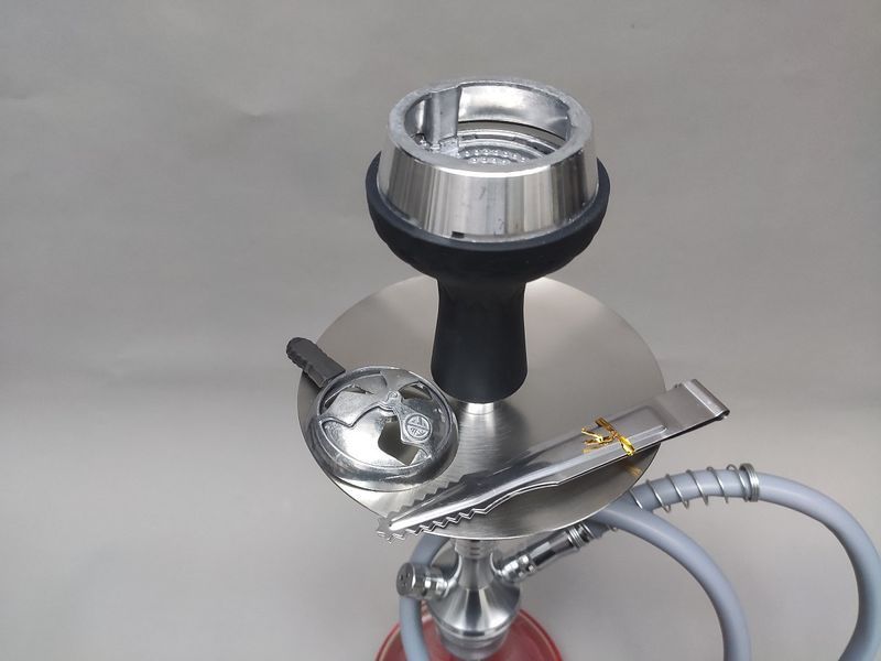 Кальян Hookah AHA 0097 Plus Red высотой 52 см на 1 персону K_0097PlusRed фото