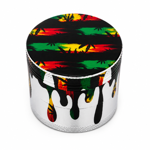 Металлический гриндер для измельчения табака Rasta Leaf DK5031AN-4 50 мм 4-секционный 13045-2 фото