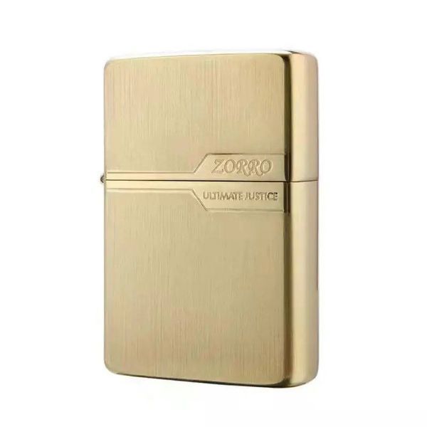 Зажигалка бензиновая ZORRO ULTIMATE JUSTICE Gold LI_P_351Gold фото