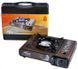 Плита газовая портативная MAXsun MS-2500LPG brown hammer с адаптером в кейсе 06355 фото 1