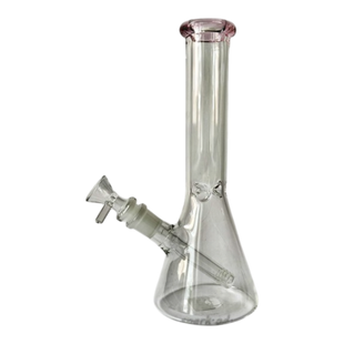 Скляний міні-кальян бонг 26см GT-065S Classic Clear 12977 фото